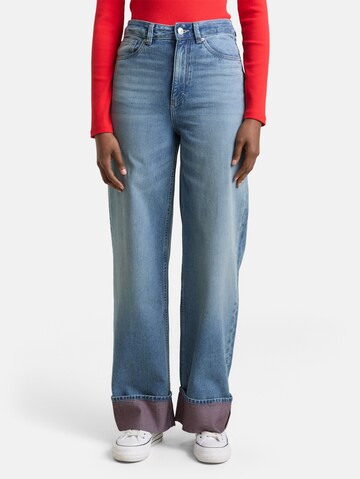 Wide Leg Jean 'Linou' TOM TAILOR DENIM en bleu : devant