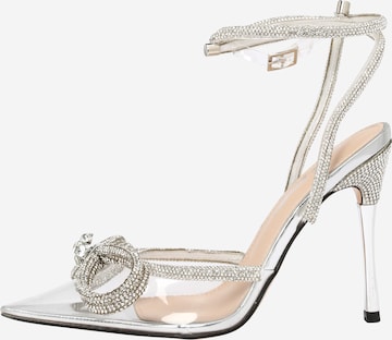 Public Desire Slingpumps 'MIDNIGHT' in Zilver