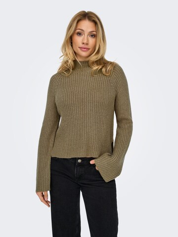 JDY Sweater 'JDYJusty Tine' in Brown: front