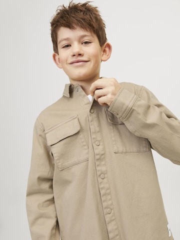 Jack & Jones Junior Regular fit Πουκάμισο 'EON' σε μπεζ