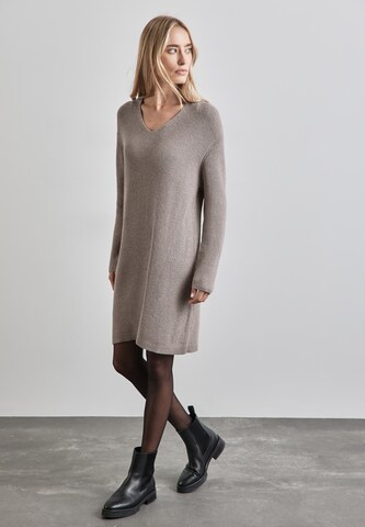 STREET ONE Knitted dress in Beige
