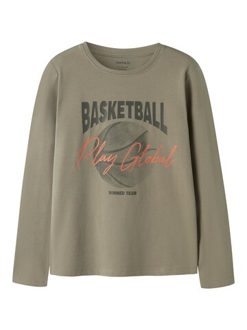 NAME IT - Camiseta 'NKMVUX' en marrón: frente