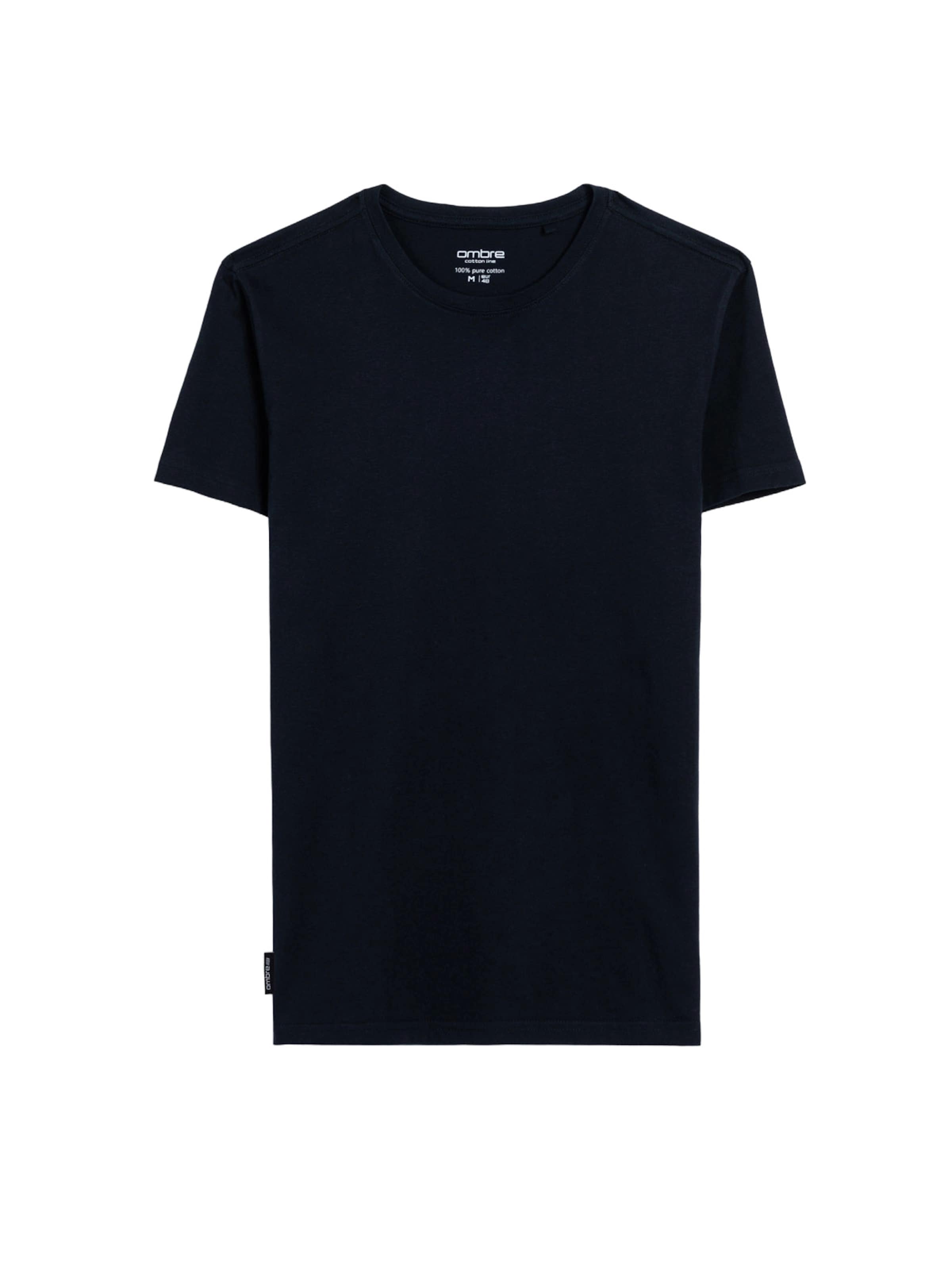 Ombre Shirt 'OM-TSBS-0146' in Black: front