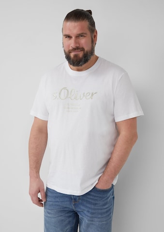 s.Oliver Shirt in Wit: voorkant