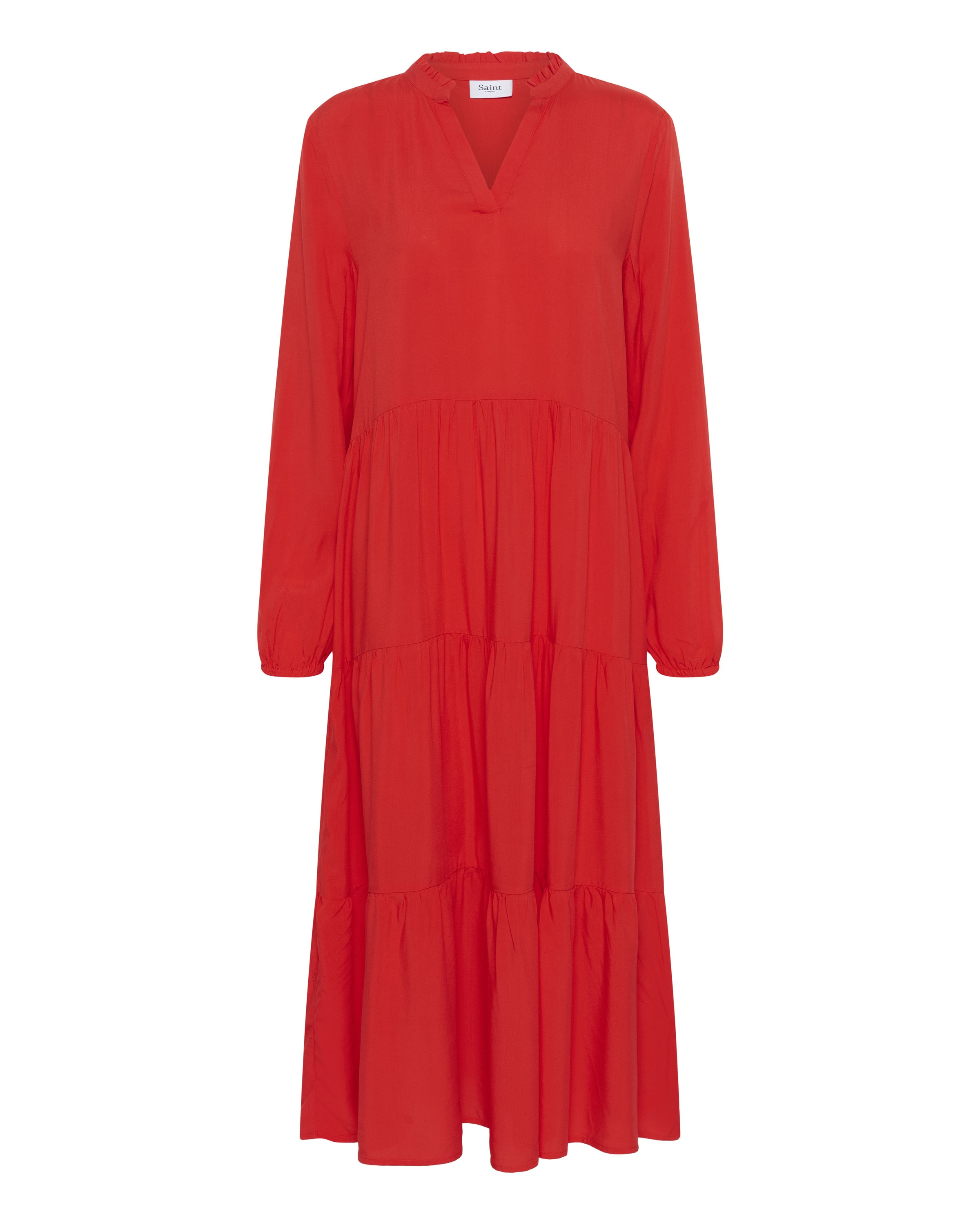 SAINT TROPEZ Blusekjole 'EdaSZ' i rød: forside