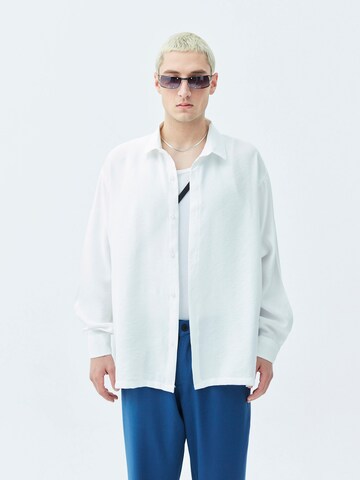 Chemise 'Oceanside' VAMOS CLO en beige : devant