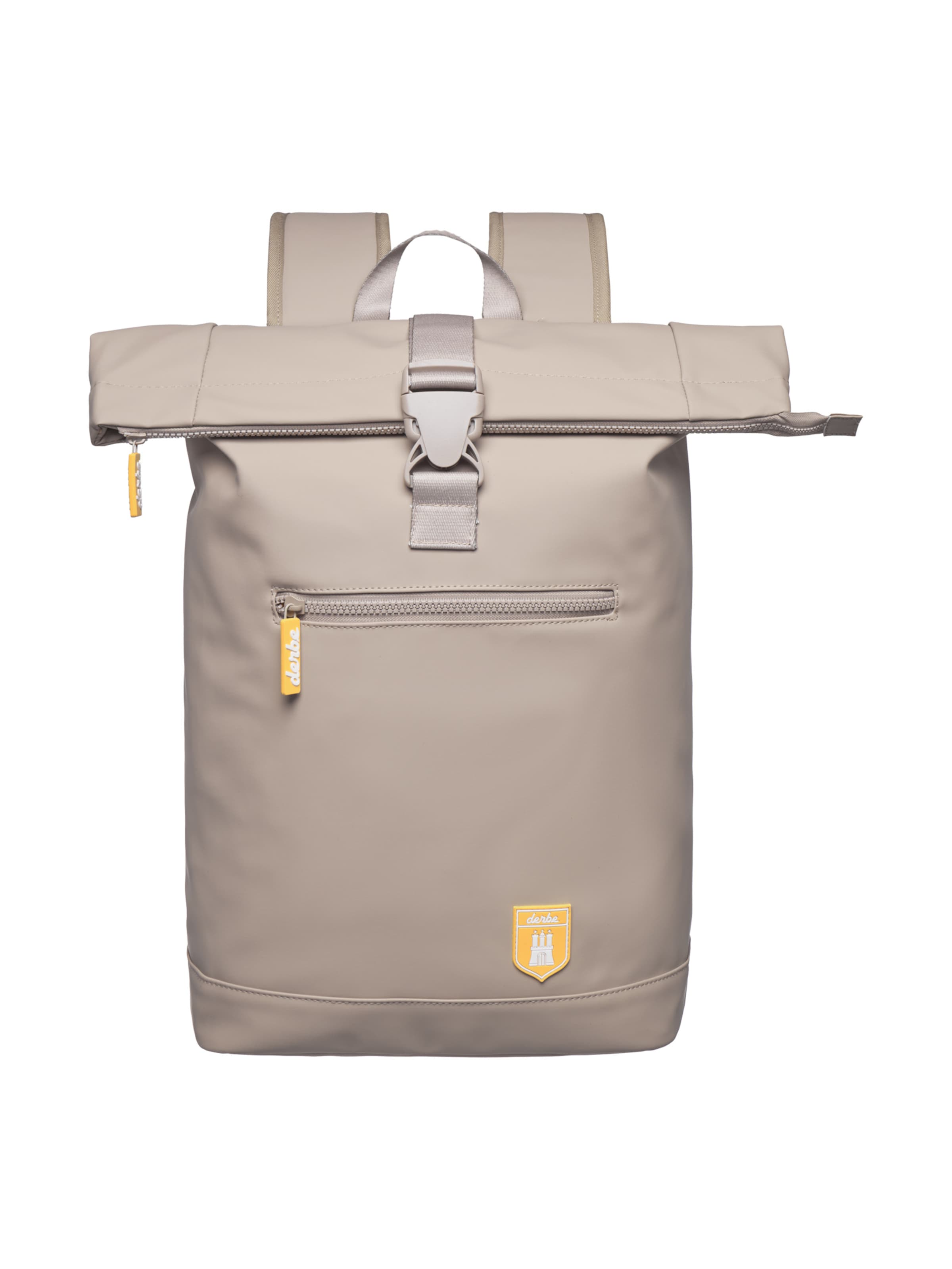 Derbe Rucksack in Grau: Vorderseite