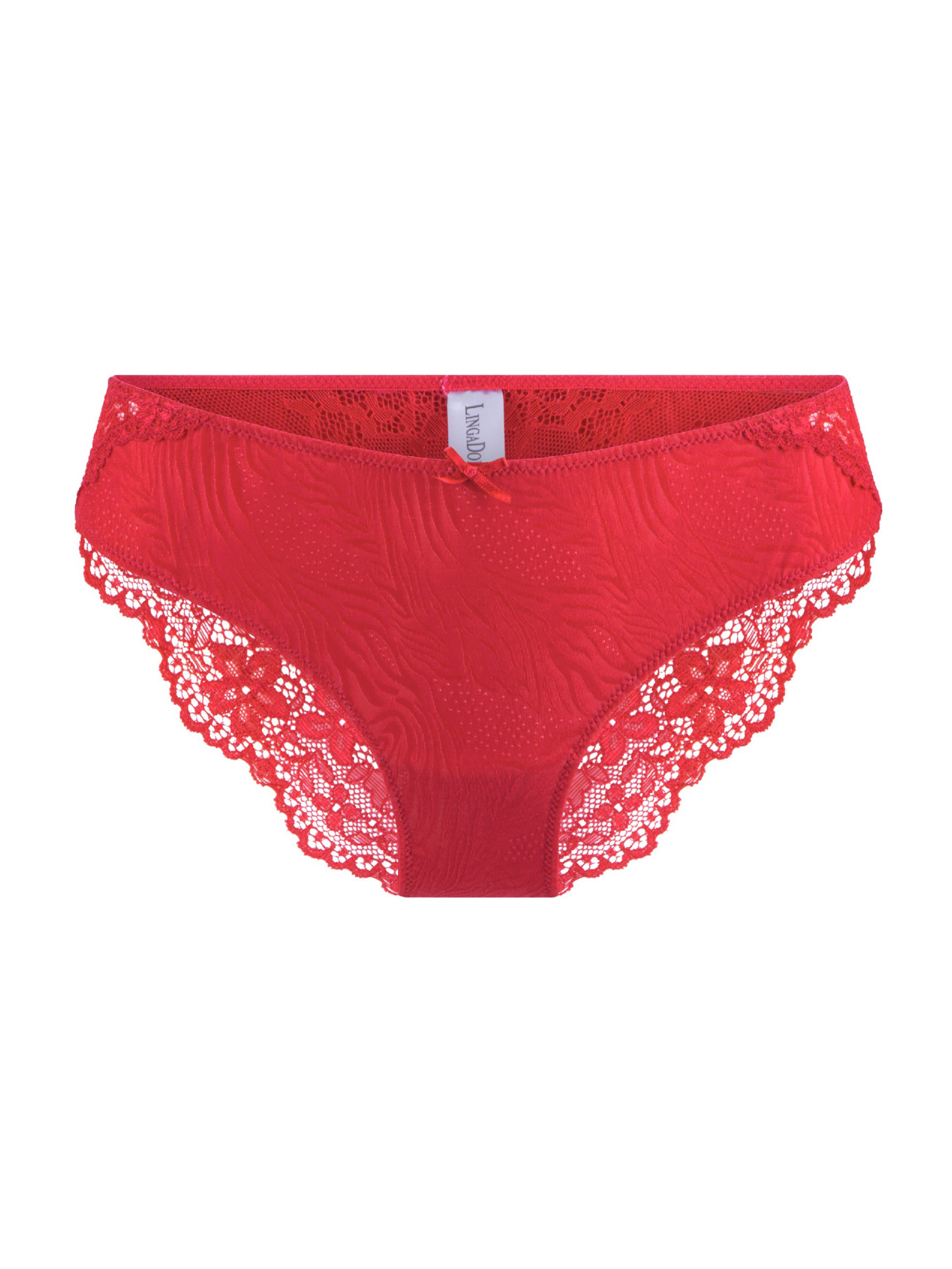 Slip de la LingaDore pe roșu: față