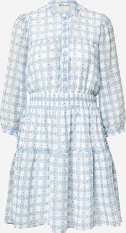 Robe-chemise ONLY en bleu : devant