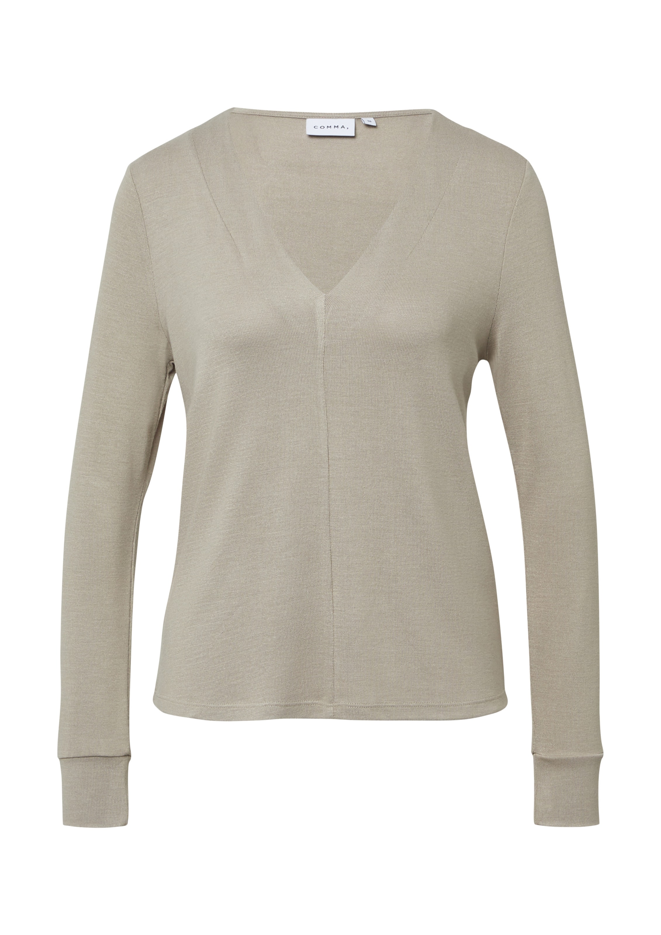 T-shirt COMMA en beige : devant