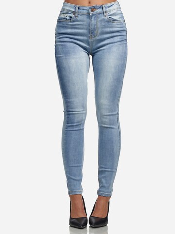 Tazzio Skinny Jeans 'F101' in Blau: Vorderseite