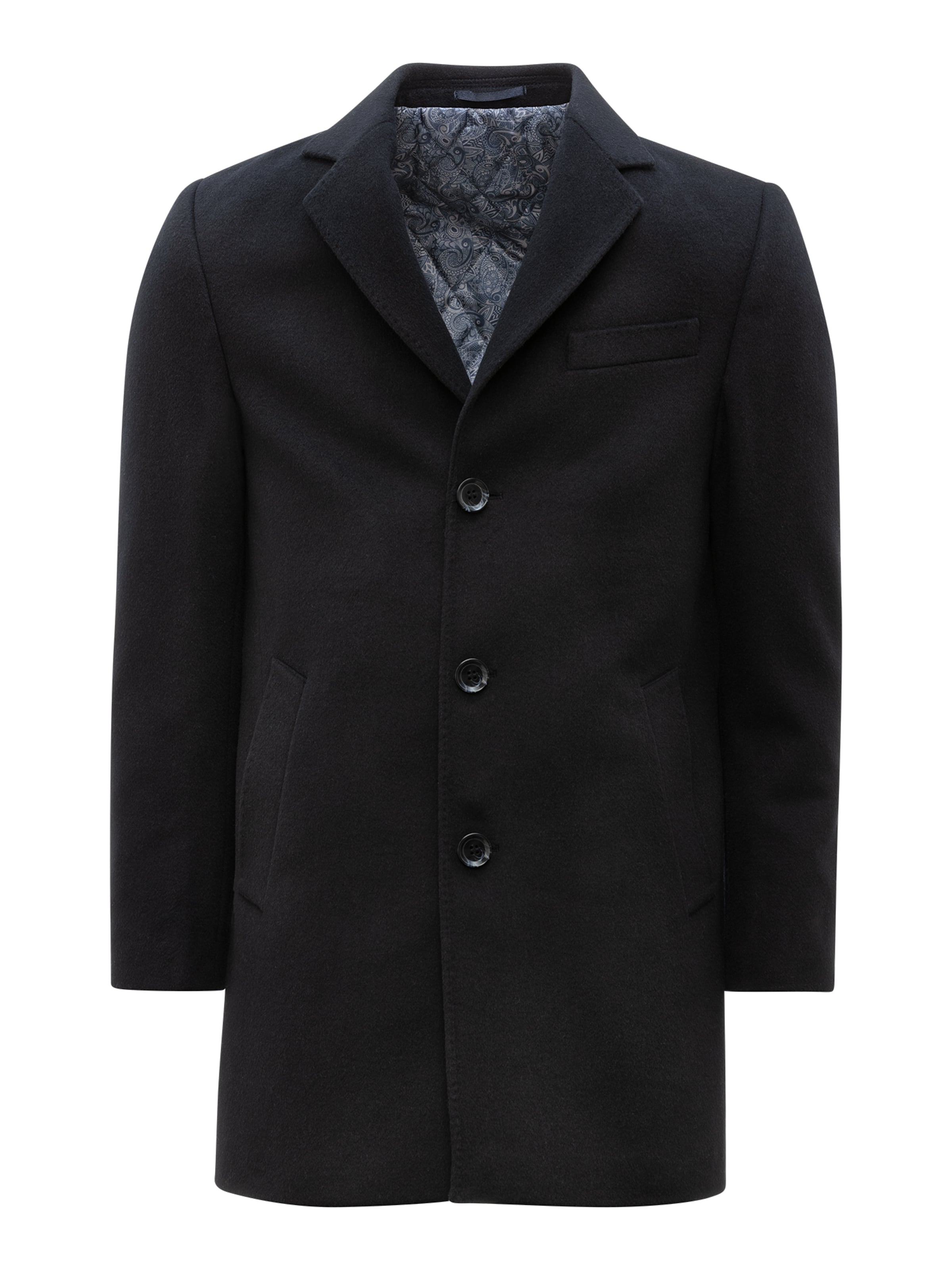 Cappotto di mezza stagione 'Allessandro' di RICANO in nero: frontale