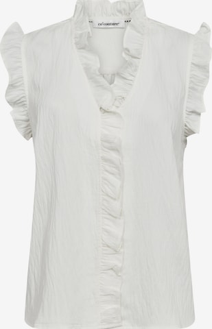 Top 'Sueda' di co'couture in bianco: frontale