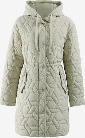 Funk since 1776 Between-Seasons Coat in Green: front