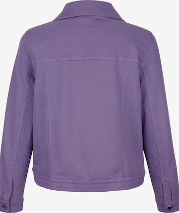 MIAMODA Between-Season Jacket in Purple