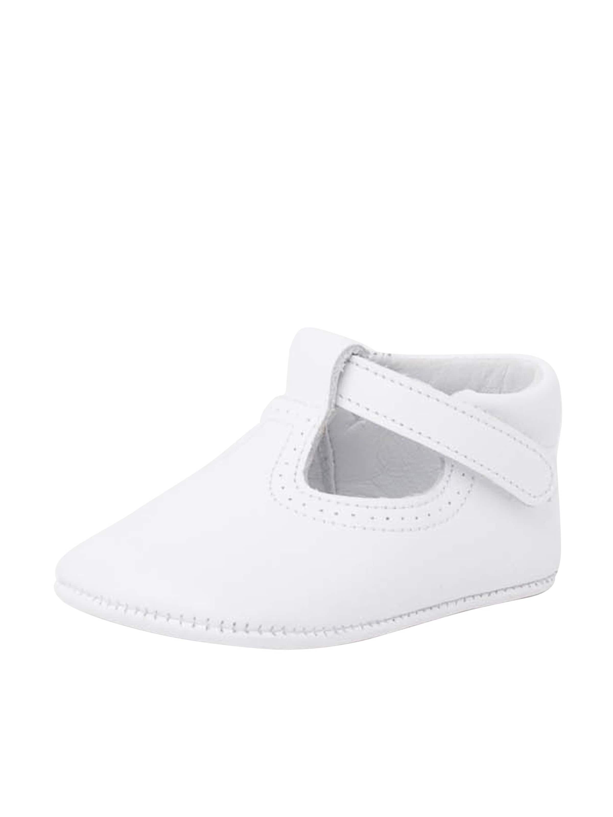 Pisamonas - Zapatos primeros pasos en blanco: frente