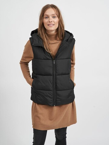 Gilet 'KARLA' VILA en noir : devant