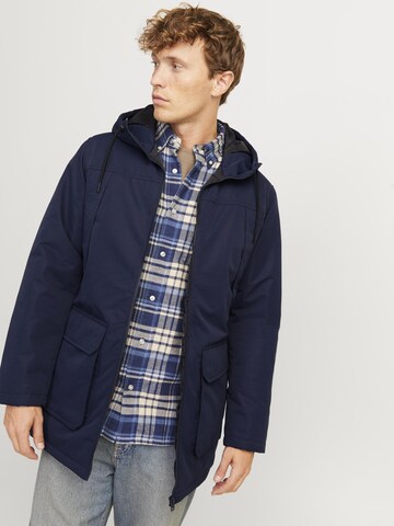 JACK & JONES Vinterparka 'JWHGrand' i blå