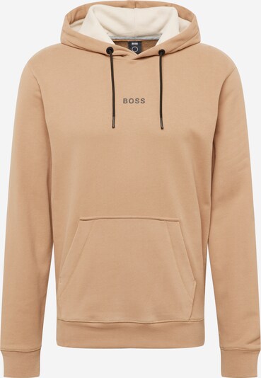 BOSS Casual Sweatshirt 'Weedo 1' i lysebeige / sort, Produktvisning