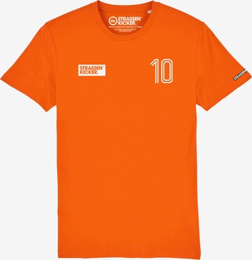 STRASSENKICKER T-Shirt in Orange: predná strana