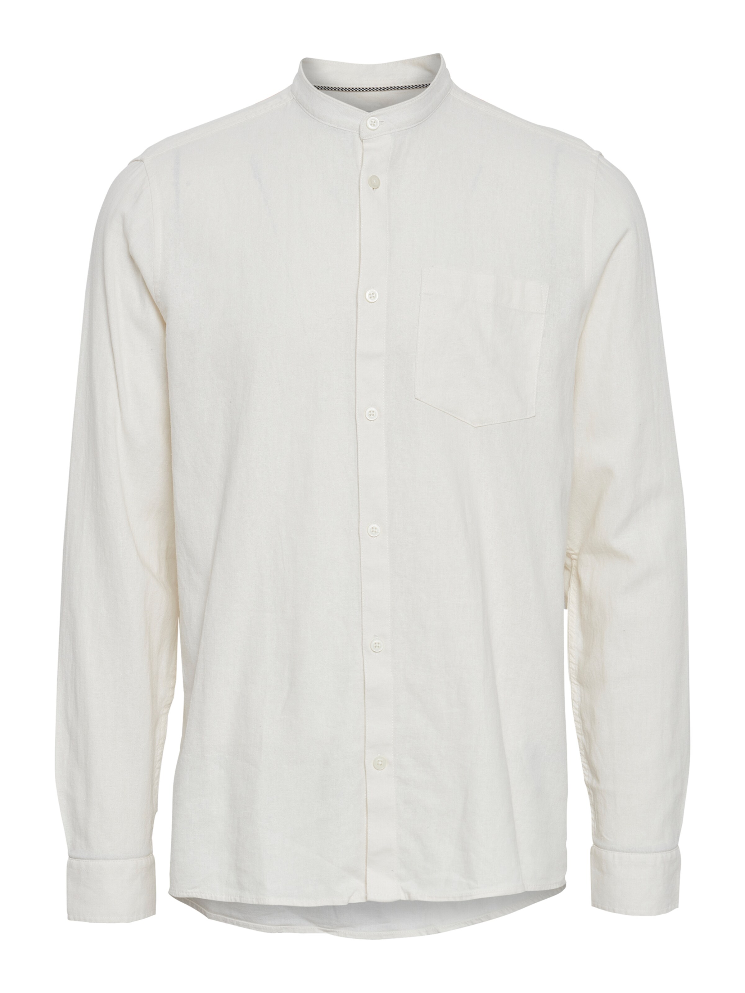 !Solid - Ajuste regular Camisa 'SDAllan China' en blanco: frente