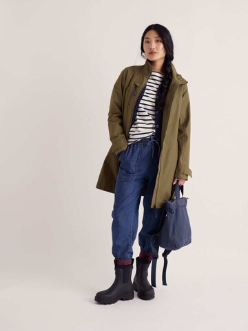 Seasalt Cornwall Between-Seasons Coat 'Coverack II' in Green