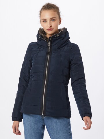 QS Winterjas in Blauw: voorkant