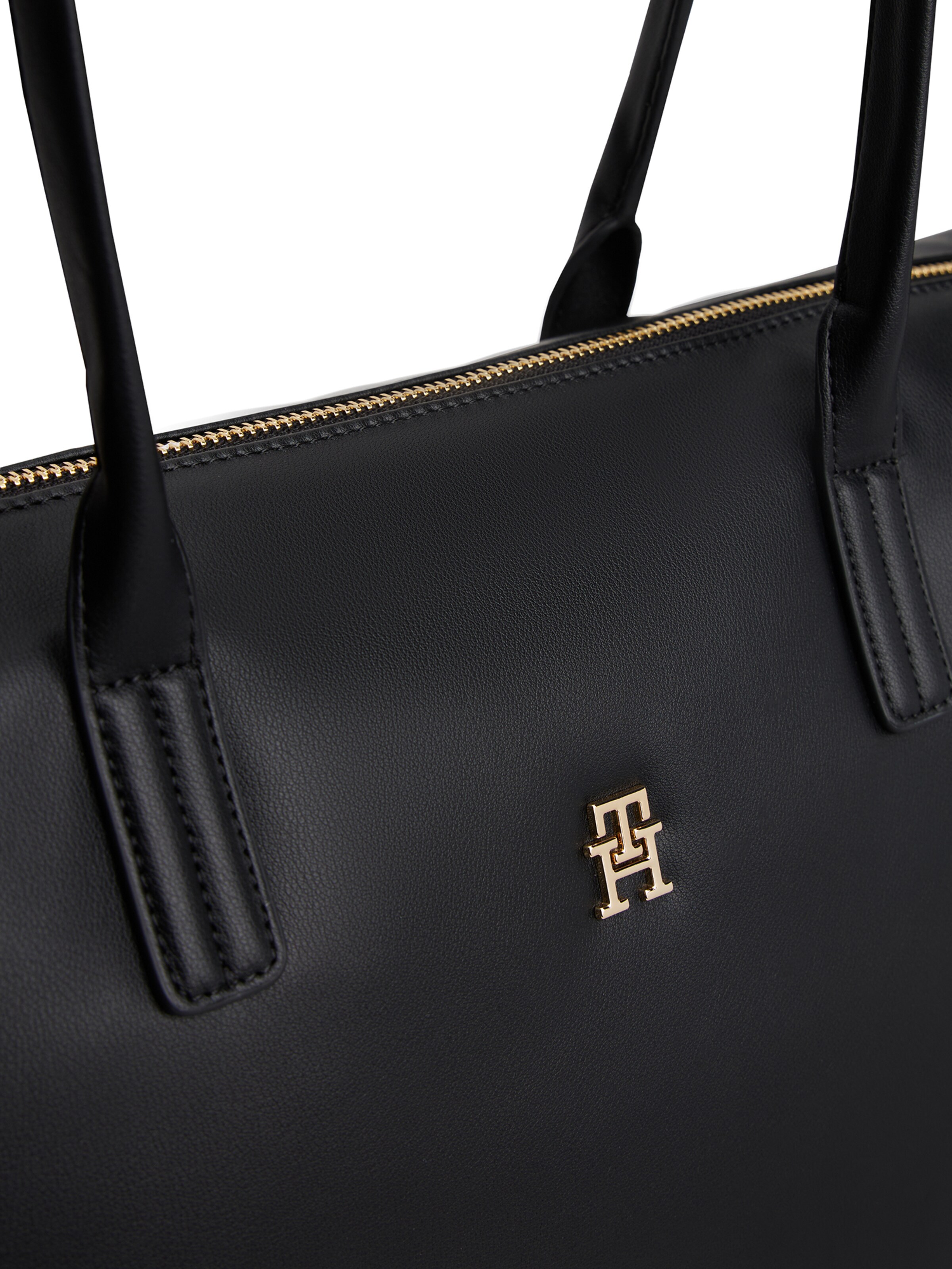 TOMMY HILFIGER Shopper in Schwarz
