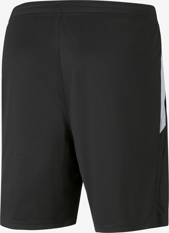 Regular Pantalon de sport 'TeamLiga' PUMA en noir