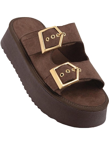 Limoya Mules 'Jenet' in Brown: front