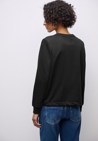 STREET ONE Sweatshirt in Schwarz