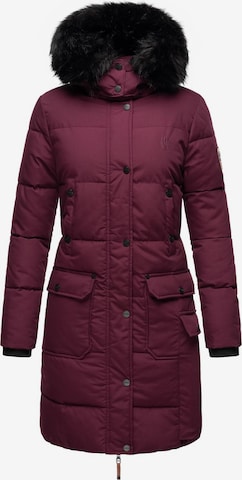 NAVAHOO Winter coat 'Cosimaa' in Red: front