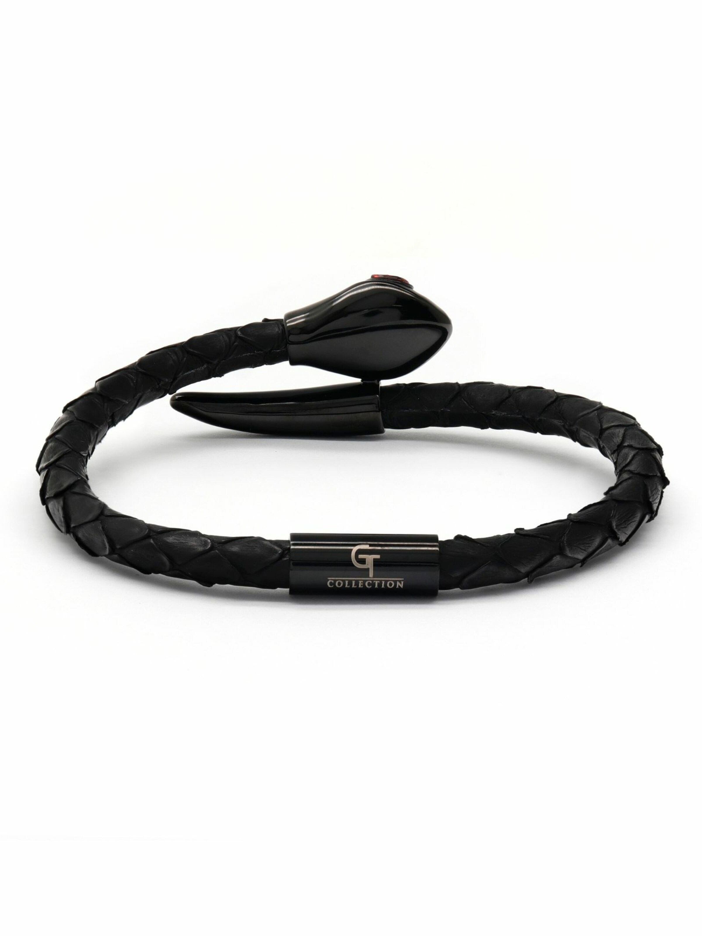 Bracelet 'Snake Head' GT Collection en noir