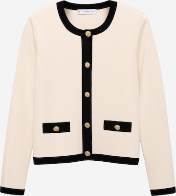 MANGOKardigan 'PIA' - bež boja: prednji dio