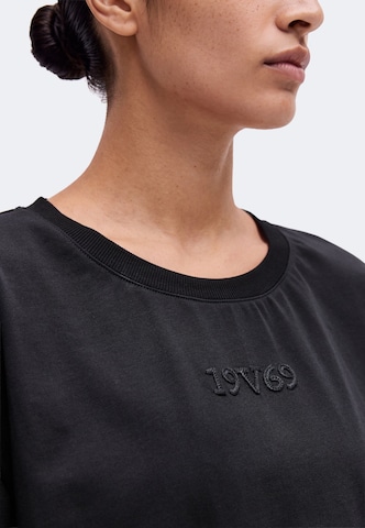 19V69 ITALIA - Camiseta talla grande 'Petonia Street' en negro