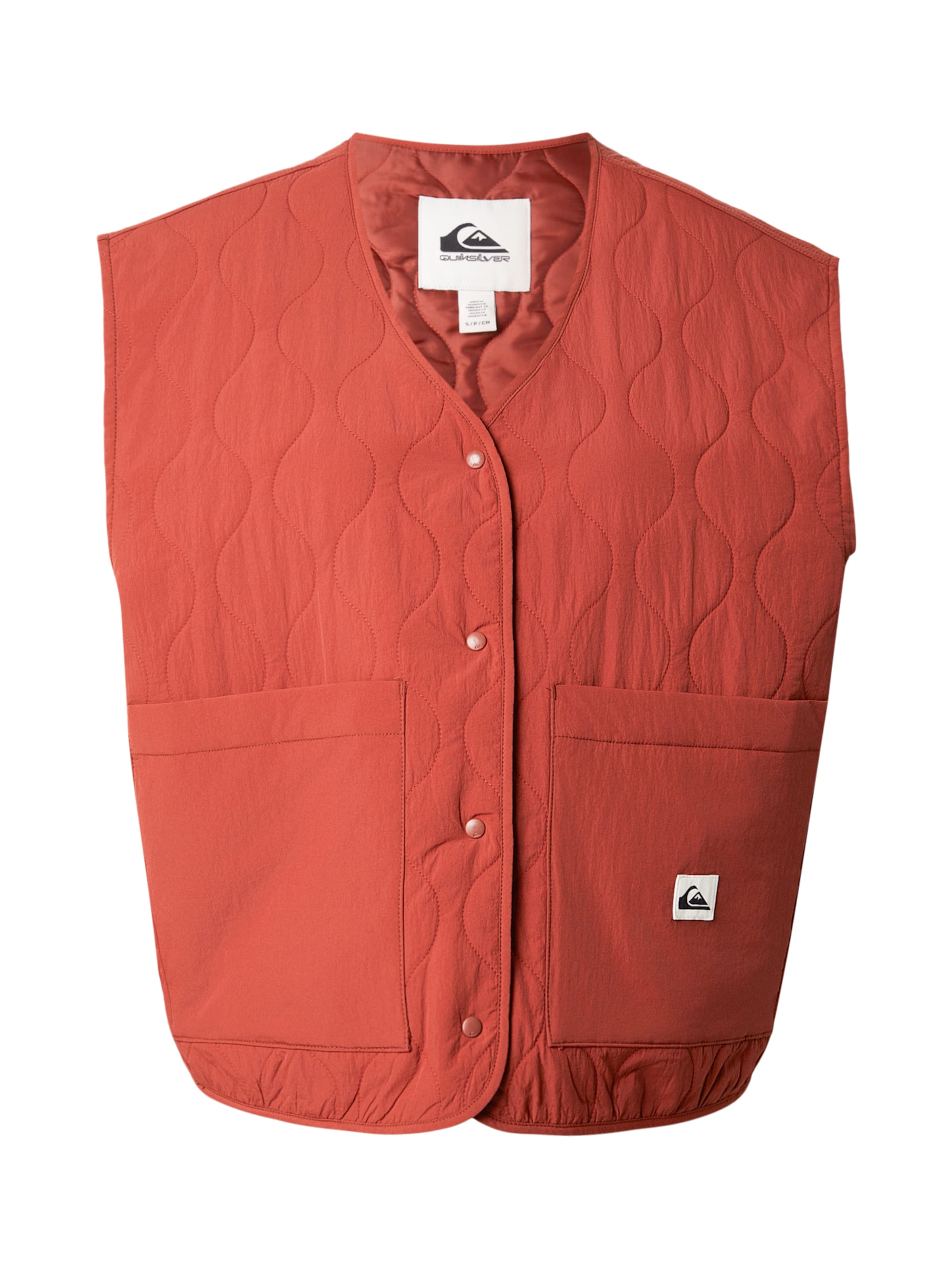 QUIKSILVER Mellény 'KALONG' - piros: elől