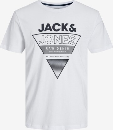 JACK & JONES Tričko 'STEIN' – bílá: přední strana