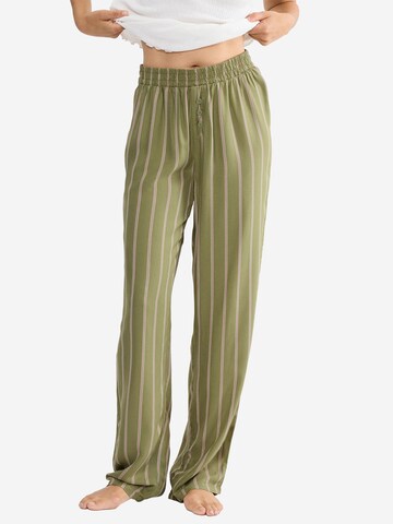 Pantalon de pyjama 'Mix & Match' TRIUMPH en vert : devant