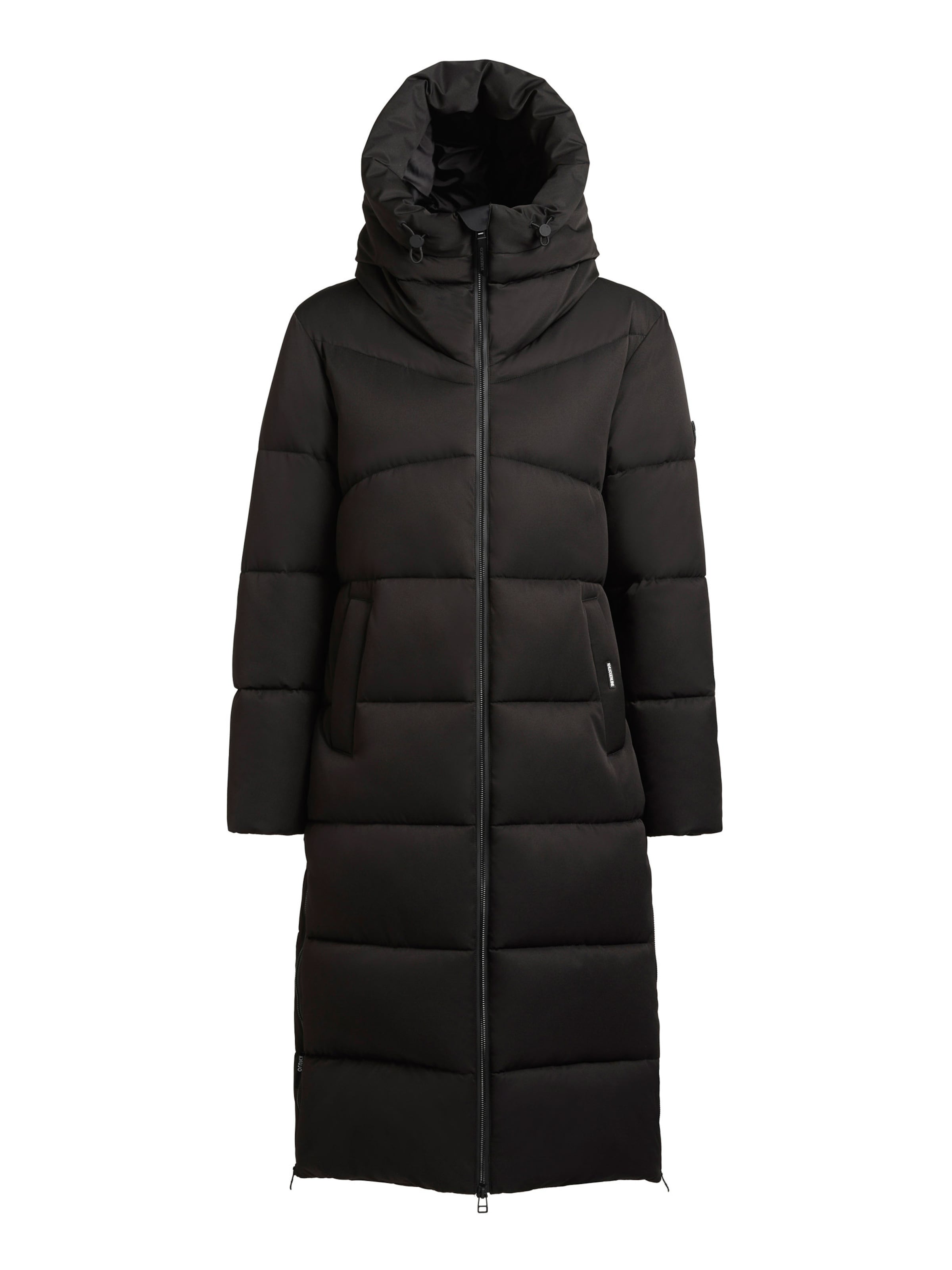 khujo Wintermantel 'Lima' in Schwarz: Vorderseite