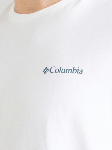 COLUMBIA Funkcionalna majica | bela barva