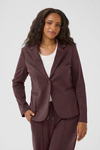 KAFFE CURVE Blazer 'Jenna' in Braun: Vorderseite
