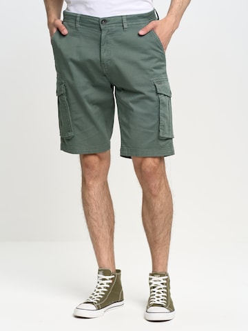 BIG STAR Regular Pants 'Morris' in Green: front