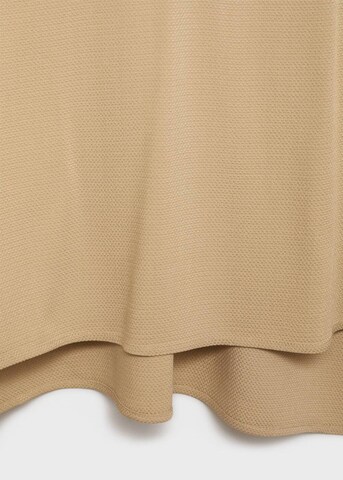 MANGO Shirt in Beige