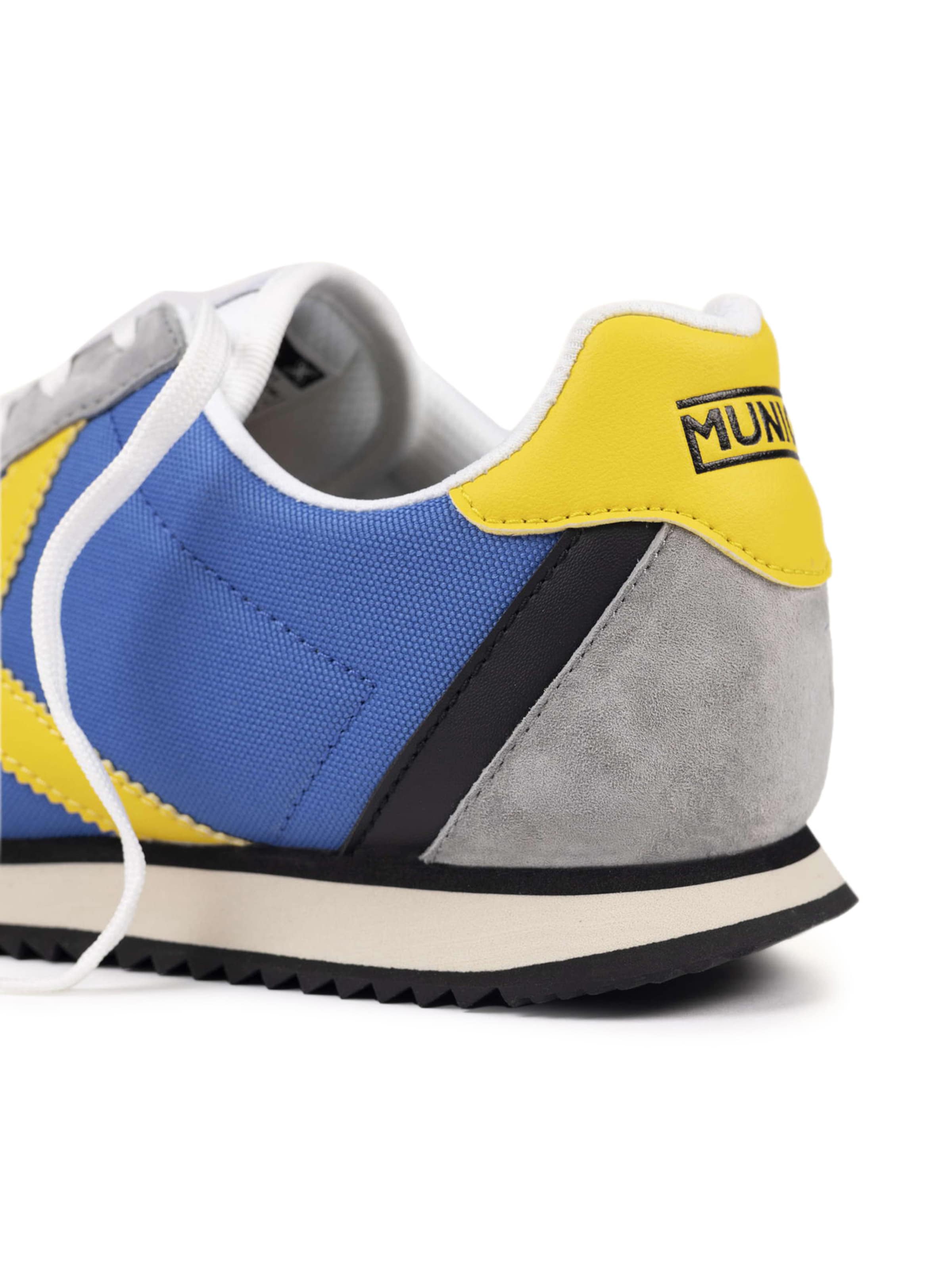 Baskets basses 'RIBER' MUNICH en bleu