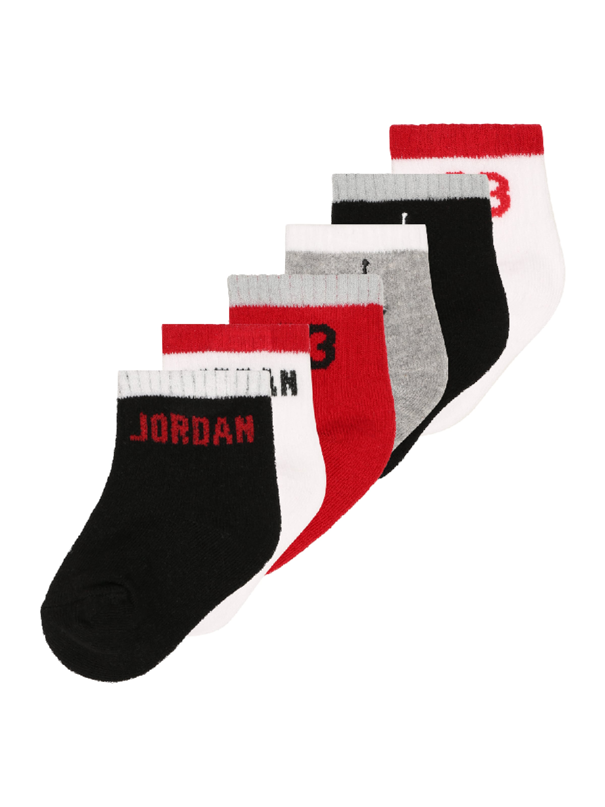 Jordan Socks in Grey: front