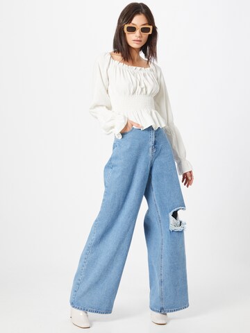 Nasty Gal Blouse in White