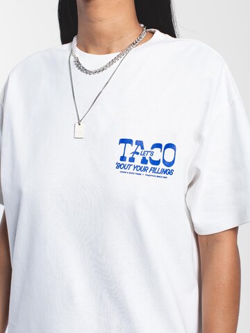 Dr. Denim Shirt 'Trooper' in Wit