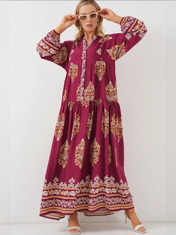 Bigdart Jurk 'Maxi' in Rood: voorkant