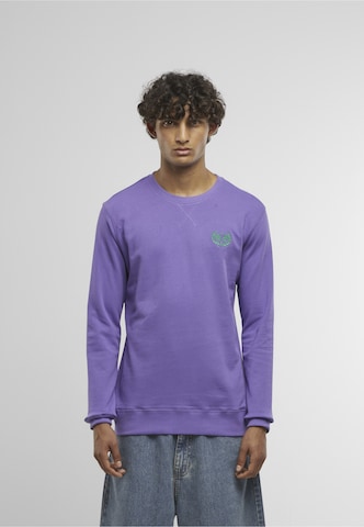 Mister Tee Sweatshirt 'Courtside Sports' in Lila: Vorderseite
