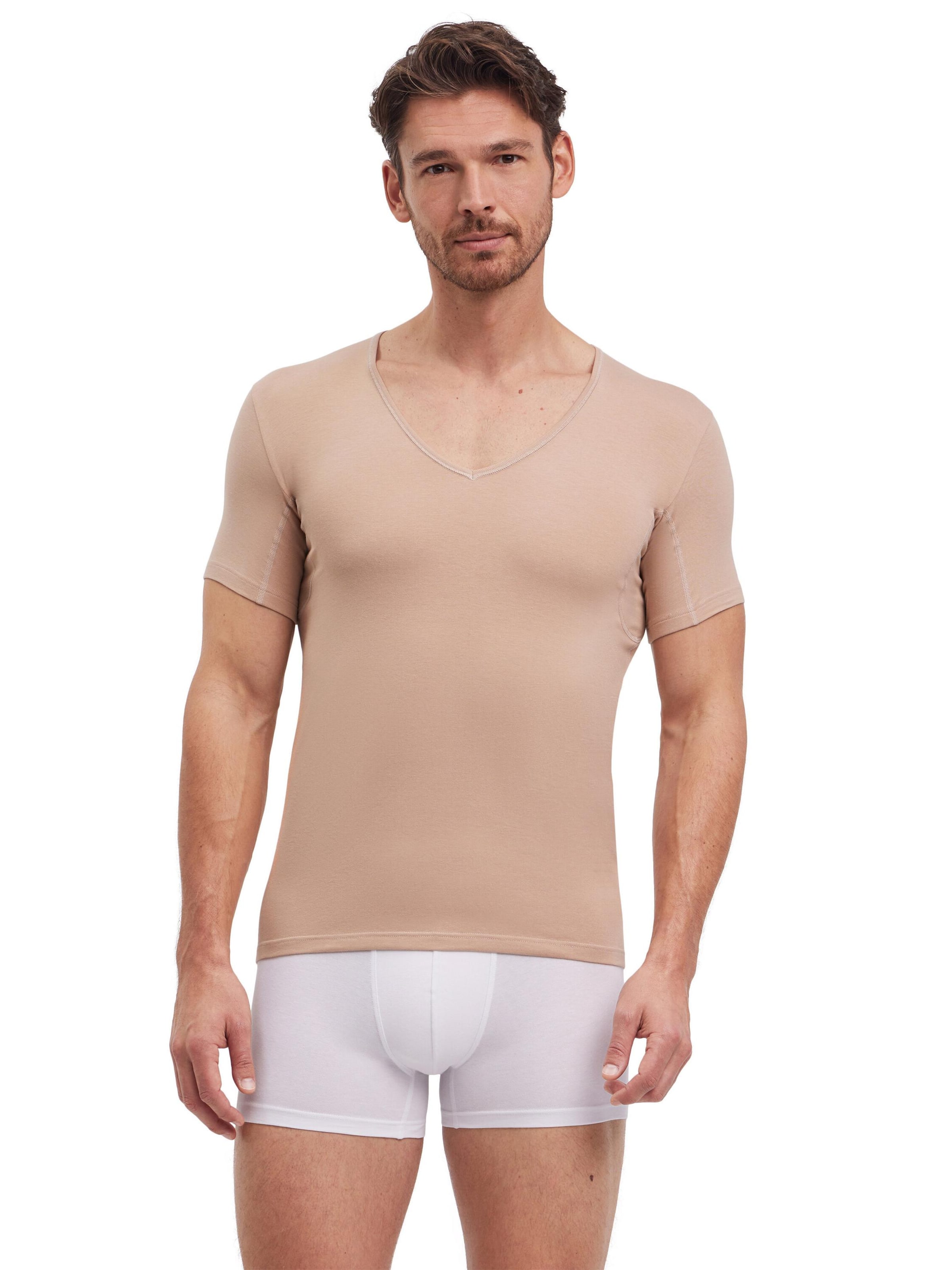 FALKE Undershirt in Beige: front